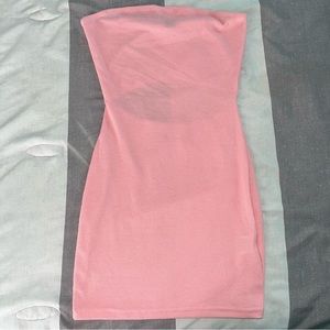 Light Pink Tube Top Dress